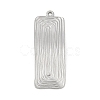 304 Stainless Steel Pendants STAS-D366-02C-P-1