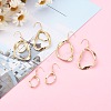 Alloy Twisted Ring Dangle Earring Sets EJEW-JE04503-8