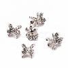 Tibetan Style Double Sided Flower Bead Caps PALLOY-O042-02-1