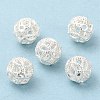 Eco-Friendly Rack Plating Brass Beads KK-A186-05S-3