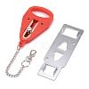 2Pcs Plastic with Metal Portable Door Lock Home Security FIND-AR0001-18A-3