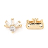 Brass Connector Charms KK-F855-16G-1