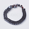 Non-magnetic Synthetic Hematite Beads Strands X-G-H1076-1-2