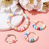 Handmade Polymer Clay Beads CLAY-R067-4.0mm-03-6