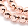 Electroplate Non-magnetic Synthetic Hematite Beads Strands G-L485-02A-LRG-2