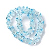 Luminous Handmade Lampwork Beads Strands LAMP-Z007-03G-2