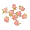 Handmade Flower Epoxy Resin Pendants LS-KY-S163-103D-2