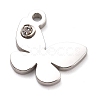 304 Stainless Steel Charms STAS-L245-007P-1