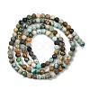 Natural HuBei Turquoise Beads Strands G-L628-B02-3mm-02-3