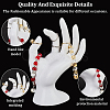 Plastic Mannequin Hand Jewelry Display Holder Stands RDIS-WH0009-013B-4