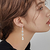 60Pcs 5 Colors Brass Earring Hooks for Earring Designs KK-SP0002-50-4