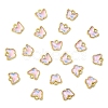 20Pcs Rack Plating Alloy Glass Charms FIND-YW0008-64A-1
