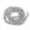 Electroplate Glass Beads Strands X-EGLA-S141-4mm-01D-2