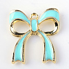 Bowknot Alloy Enamel Pendants ENAM-Q033-22A-2