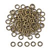 Brass Open Jump Rings JRC7MM-AB-1