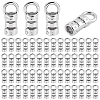 100Pcs Brass Cord End FIND-ME0004-32-1