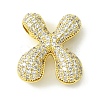 Rack Plating Brass Cubic Zirconia Pendants KK-S378-02G-X-1