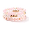 Multi-layered Stretch Beaded Bracelets Sets BJEW-JB05755-02-1