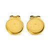 Ion Plating(IP) 304 Stainless Steel Stud Earring Findings EJEW-K295-06B-G-1