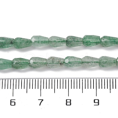 Natural Green Strawberry Quartz Beads Strands G-C080-B04-01A-1