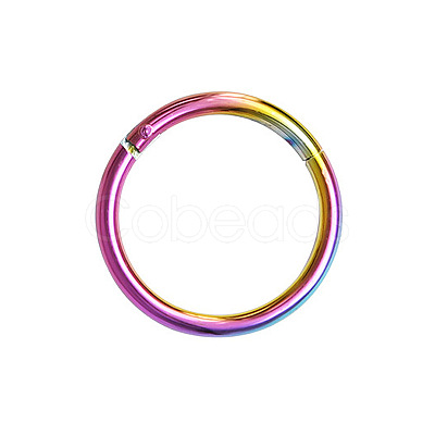 316L Surgical Stainless Steel Hoop Cartilage Earrings WGB51CA-18-1