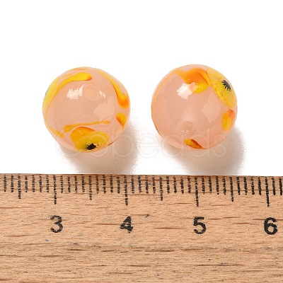 Handmade Lampwork Beads Strands LAMP-G162-08A-08-1