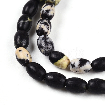 Natural Yellow Turquoise(Jasper) Beads Strands G-N346-02A-13-1