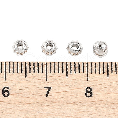 SHEGRACE Brass Spacer Beads XGRPCF010-177P-1