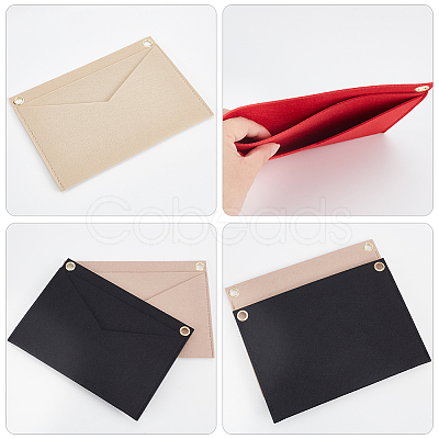 5Pcs 5 Style Wool Felt Purse Organizer Insert FIND-WR0005-81-1