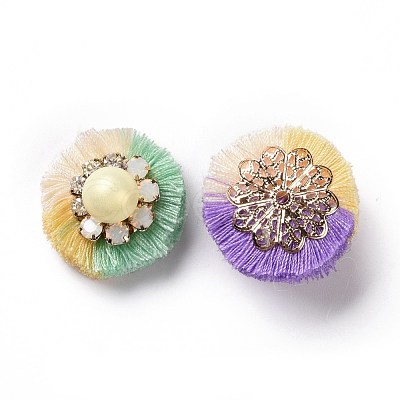 Polycotton(Polyester Cotton) Tassel Decoration Accessories FIND-S302-09-1