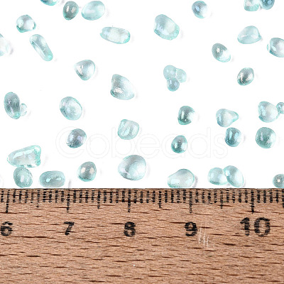 Transparent Electroplate Glass Beads EGLA-Q138-01F-1