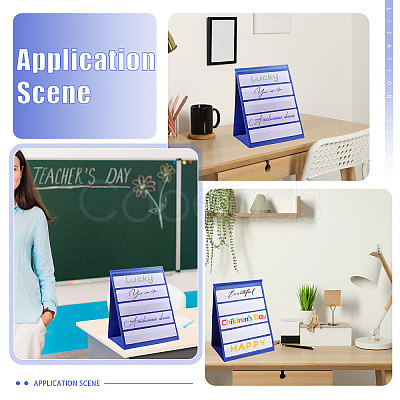 20 Bags Cloth Desk Calendar Display Holder AJEW-CA0005-47B-1