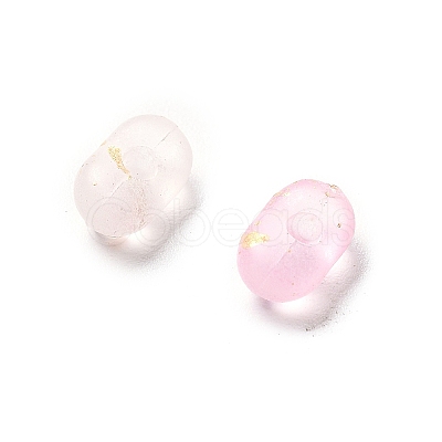 Gradient Color Transparent Frosted Acrylic Beads OACR-M023-06C-1