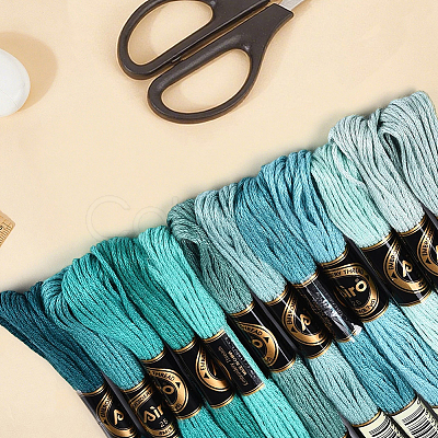 Polyester Embroidery Threads OCOR-WH20074-13B-01B-1
