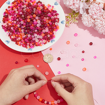 1880Pcs 24 Colors Transparent Glass Beads GLAA-PH0004-50-1