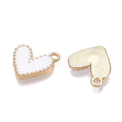 Rack Plating Alloy Enamel Charms ENAM-N056-343G-F-1