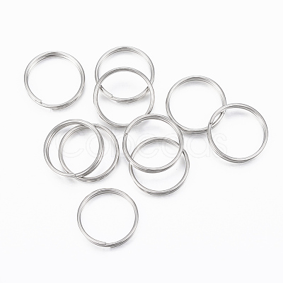 Tarnish Resistant 304 Stainless Steel Split Rings A-STAS-H413-06P-B-1