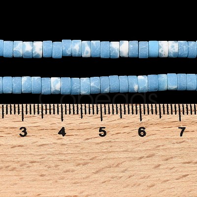 Dyed Synthetic Imperial Jasper Beads Strands G-Z089-A03-F-1