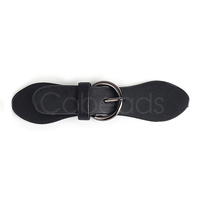 Black PU Leather Buckles FIND-WH0111-285B-1