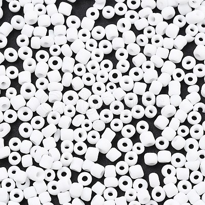 Frosted Opaque 12/0 Glass Seed Beads SEED-R029-2mm-A01-1