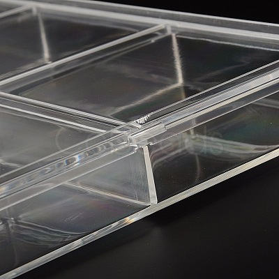 Rectangle Shaped Plastic Jewelry Bead Containers LS-OBOX-O002-03-1