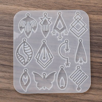 Pendant Silicone Molds AJEW-S041-03C-1