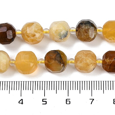 Natural Yellow Opal Beads Strands G-B125-O06-01-1