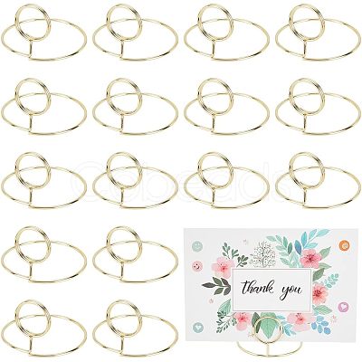 Alloy Place Card Holder DJEW-WH0018-22-1
