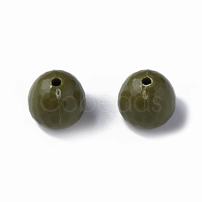 Opaque Acrylic Beads MACR-S373-10A-A11-1