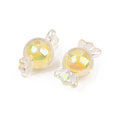 Acrylic Beads MACR-WH0004-03-1