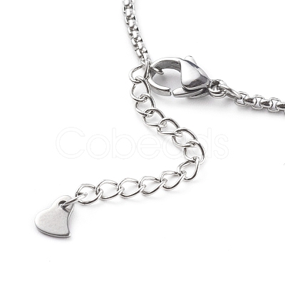 Tarnish Resistant 304 Stainless Steel Box Chain Bracelet Making Sets AJEW-JB00942-1