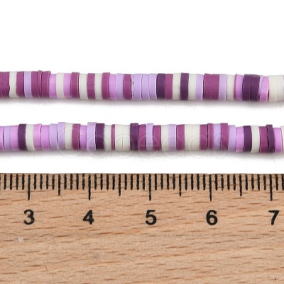 Handmade Polymer Clay Beads Strands PY-CBA18ED-02C-1