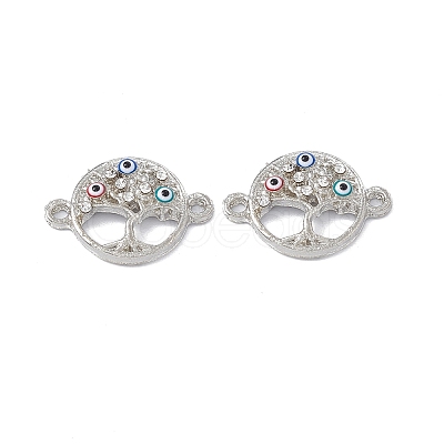 Alloy Crystal Rhinestones Connector Charms FIND-A024-45P-1