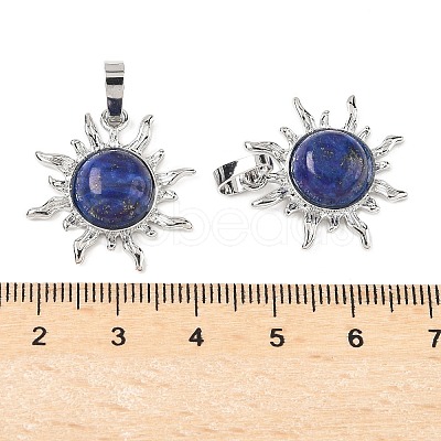 Natural Dyed Lapis Lazuli Pendants G-F786-08P-28-1